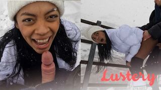 Sofi Vega havas kúrás a hóban – forró brazil porno