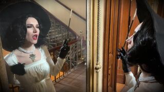 Lady dimitrescu vad pippantása és kamatyolása - resident evil village cosplay halloween 2023